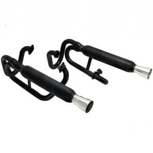 EXHAUST BUGGY TWIN SYSTEM DUAL CARB - 00-3373-0