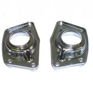 IRS SPRING PLATE CAPS PAIR CHROME - 00-9569-0