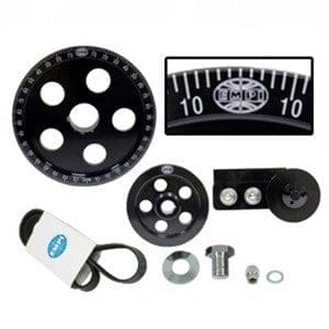 SERPENTINE PULLEY KIT BLACK - 17-2911-0