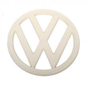 EMBLEM VW FRONT WHITE T2 72-79 - 211853601E