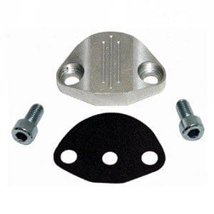 BILLET FUEL PUMP BLOCK OFF - 31-3011-0