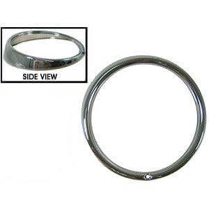 HEADLIGHT RIM 68-79 1 HOLE - 311941177ME