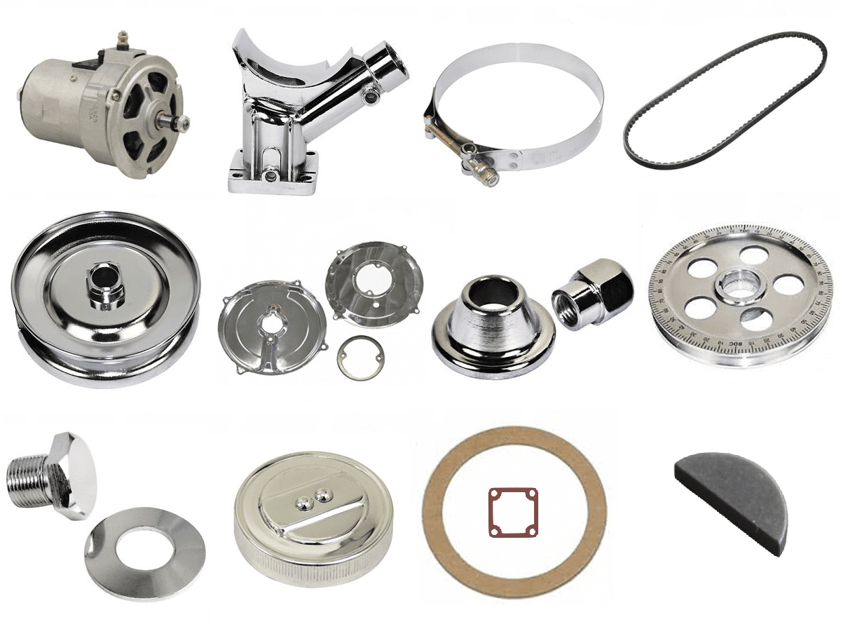 ALTERNATOR KIT - CHROME - QA9325CHRKIT