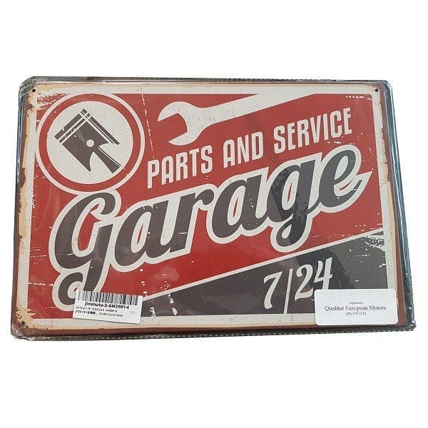 PARTS AND SERVICE GARAGE SIGN -QAKOMBISIGNGARAGE