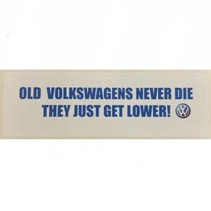 VW STICKER - OLD VOLKSWAGENS - VWSTICKER5